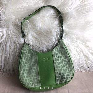 Tommy Hilfiger [small Green vintage handbag]